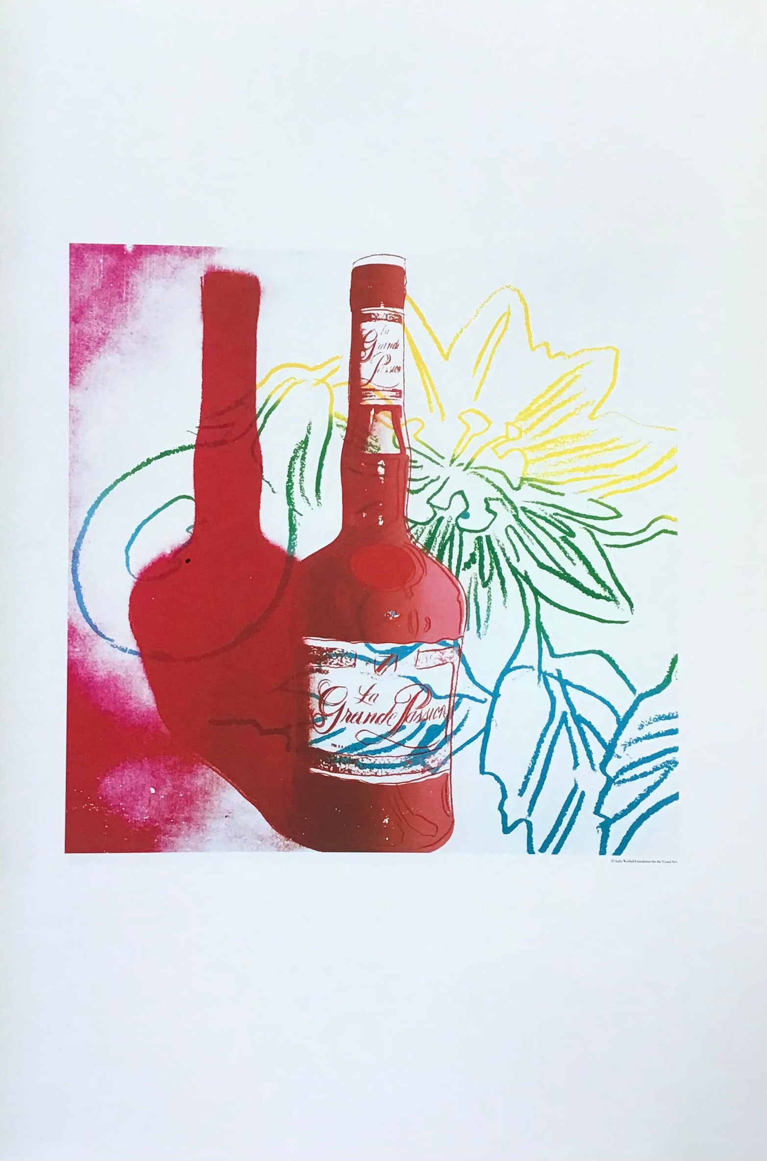 1999 Andy Warhol print Pop Art La Grande Passion 14: Artist: Andy Warhol Country: USA Title: La Grande Passion 14 Printed: 1999 offset on luster paper Marks: Not signed nor numbered Paper Size: 19.50 x 13.50 Provenance: Catalog Andy Wathol Condition: Ve