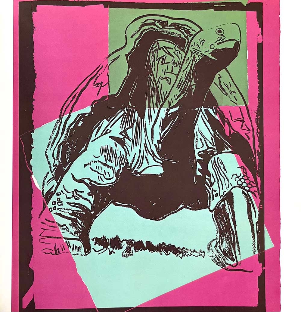 Andy Warhol Galapagos Tortoise 1986 Vanishing Animals: Title: Galapagos Tortoise Artist: Andy Warhol Country: USA Medium: Offset print Marks: Not signed or numbered nor framed. Paper Size: 10.50 x 10.25 inch Printed: 1986 Offset by Sturtz Wutzburg, German