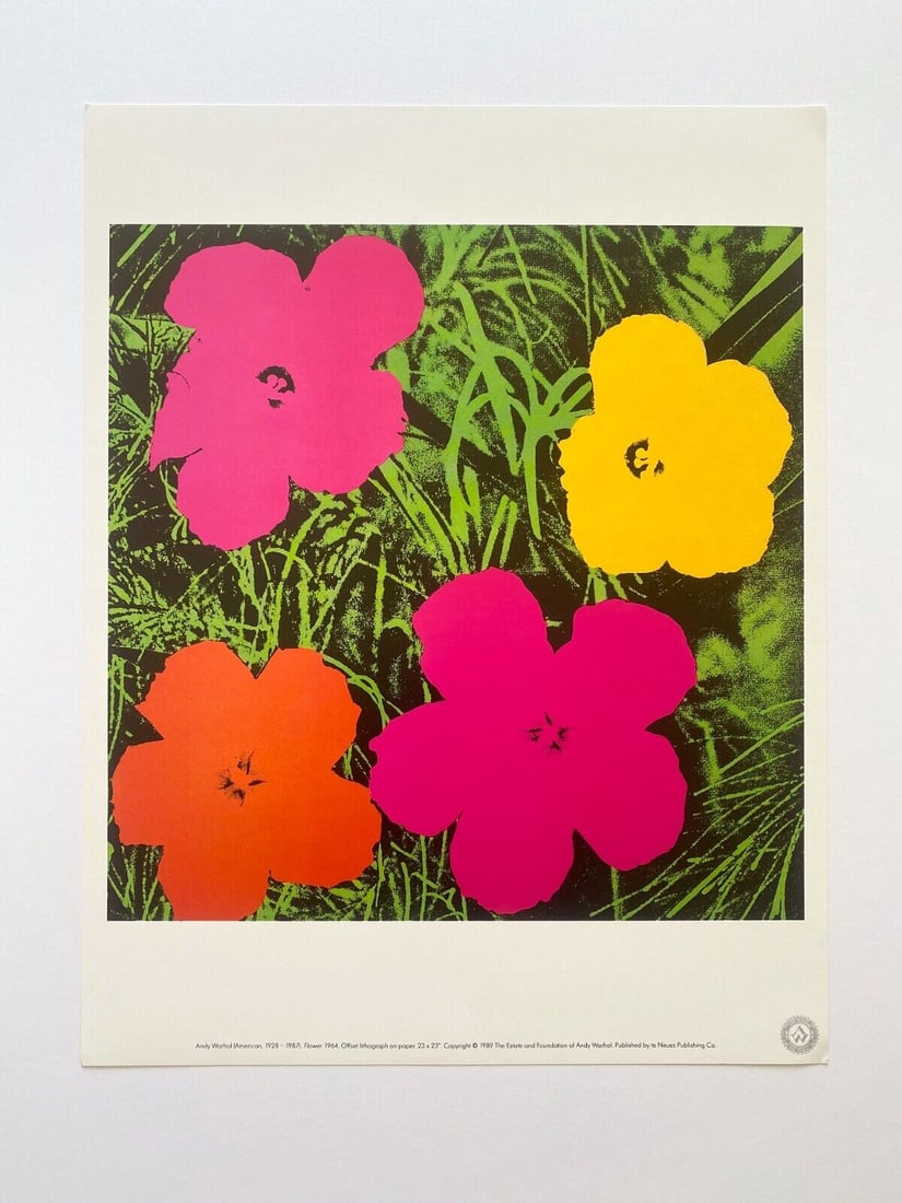 1989 Andy Warhol Pop Art Flower (1964) (1 of 1)