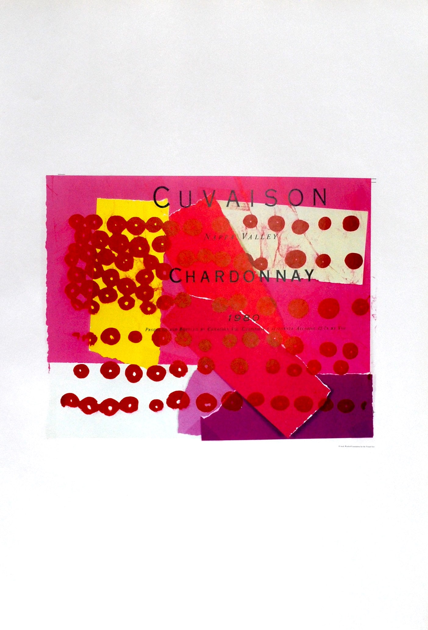 Andy Warhol Chardonnay 2 Pop Art 1999: Artist: Andy Warhol Country: USA Title: Chardonnay 2 Printed: 1999 offset on luster paper Marks: Not signed not numbered Paper Size: 19.50 x 13.50 Provenance: Catalog Andy Warhol Condition: Very Good