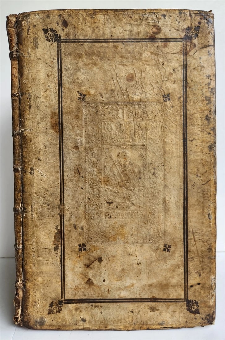 1581 GERMAN HISTORY of BRANDENBURG antique ORIGINAL VELLUM BINDING FOLIO rare - 2
