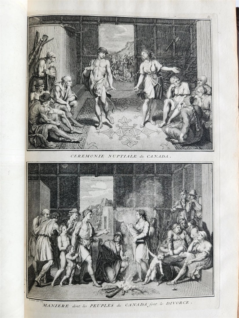 1727 HISTORY of CEREMONIES CUSTOMS of ALL PEOPLE 6 VOLUMES antique ILLUSTRATED - 7
