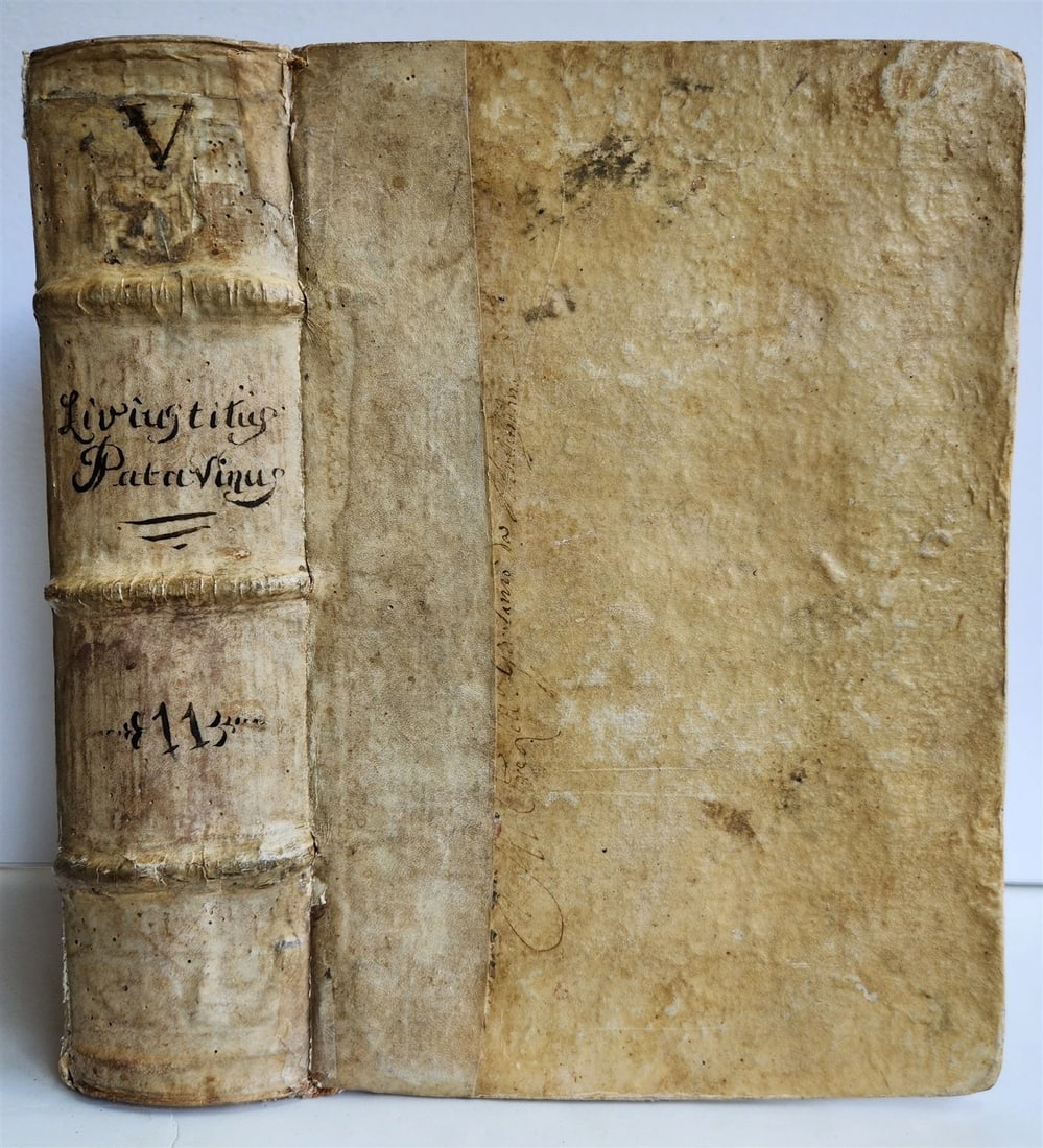 1572 ALDINE PRESS ROMAN HISTORY by TITUS LIVY antique 16th CENTURY VELLUM FOLIO - 3