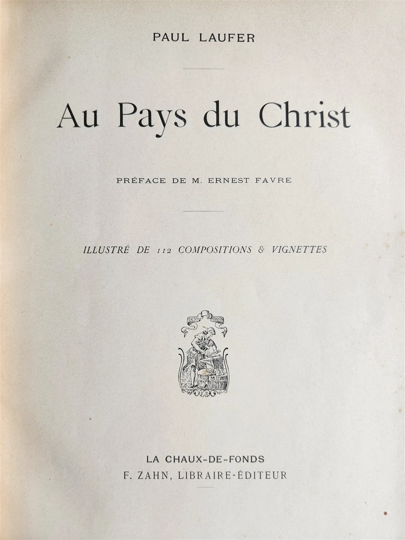 1897 IN THE LAND of CHRIST antique ILLUSTRATED in FRENCH Au Pays du Christ - 4