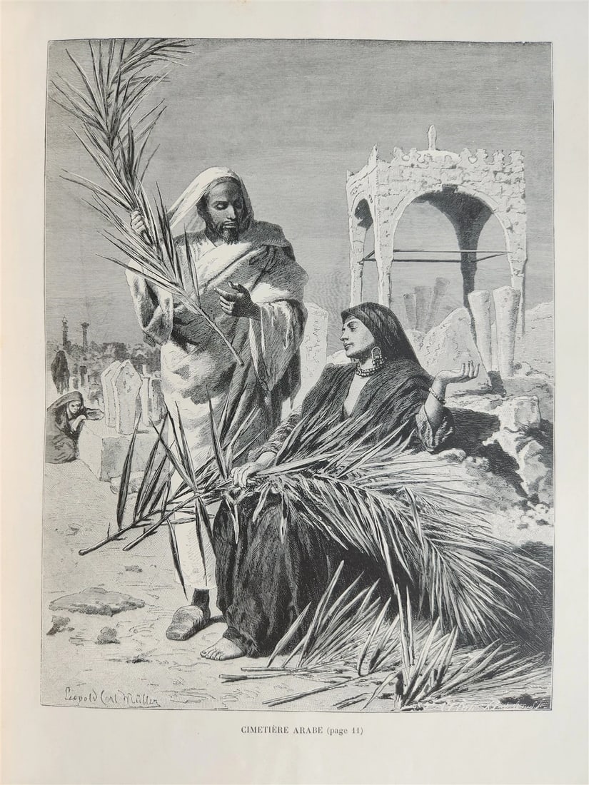 1897 IN THE LAND of CHRIST antique ILLUSTRATED in FRENCH Au Pays du Christ - 5