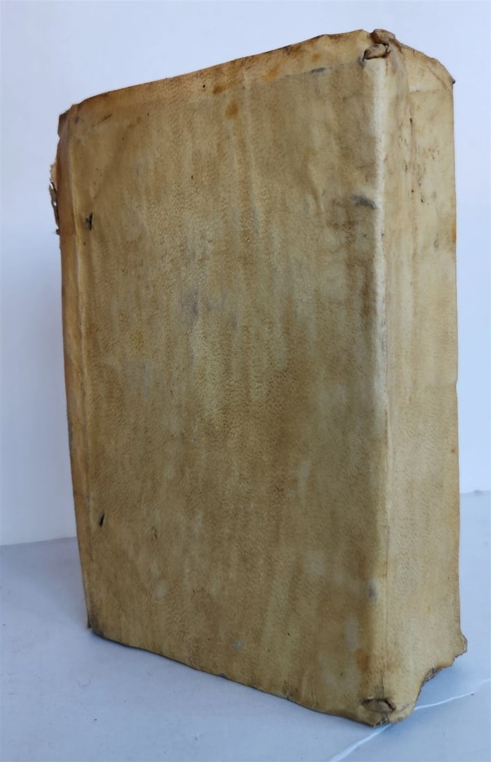 1578 WORK by JOHN CASSIAN antique VELLUM 16th CENTURY Monasticarum institutionum - 3
