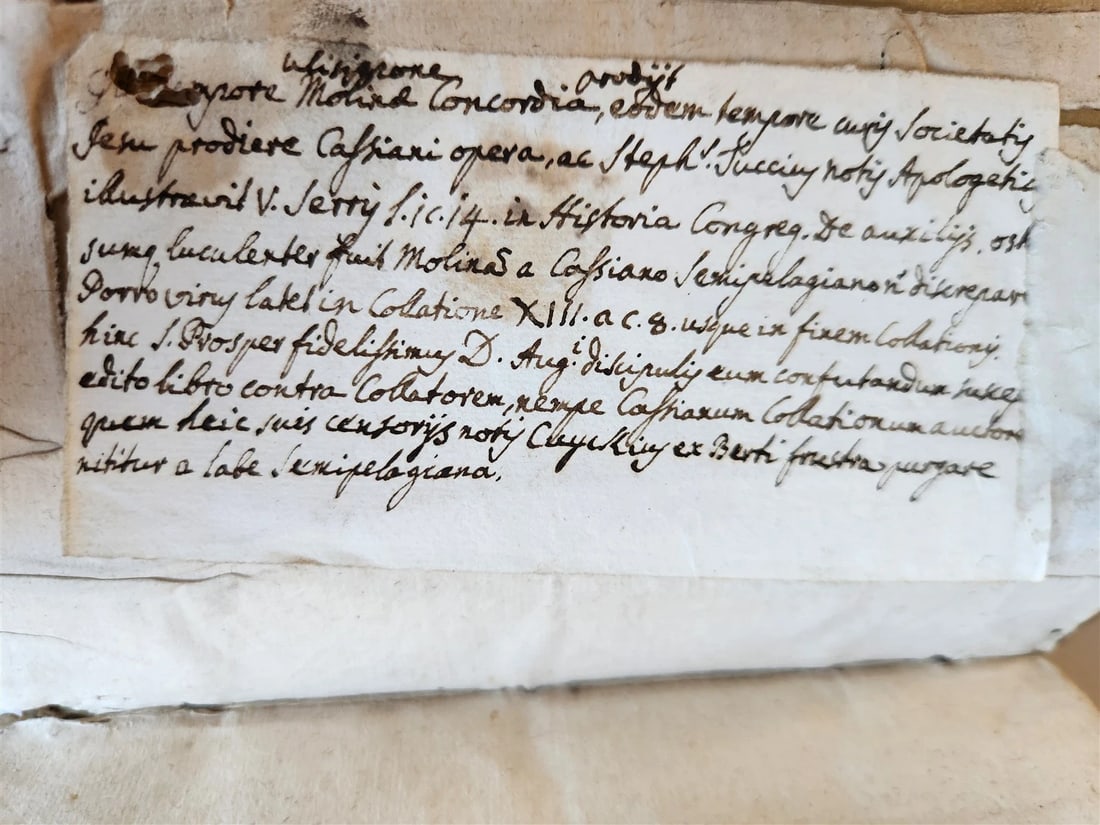 1578 WORK by JOHN CASSIAN antique VELLUM 16th CENTURY Monasticarum institutionum - 4