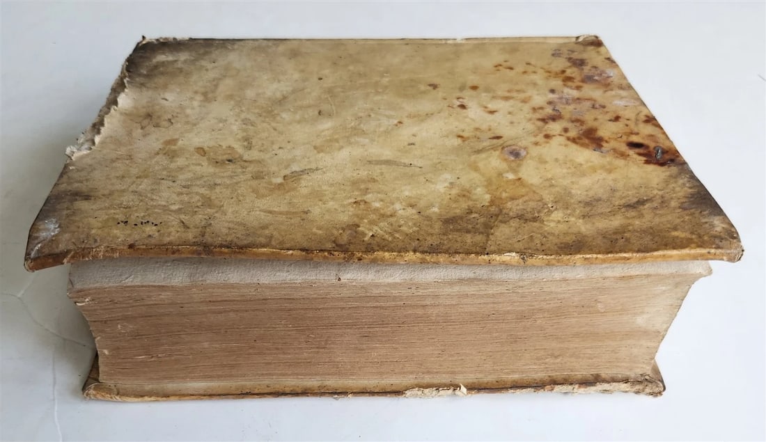 1757 HIPPOCRATES TREATISE antique MEDICAL vellum bound - 4