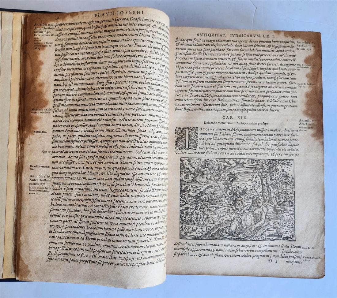 1580 FLAVIUS JOSEPHUS WORKS ILLUSTRATED by JOST AMMAN antique FOLIO Judaica - 5