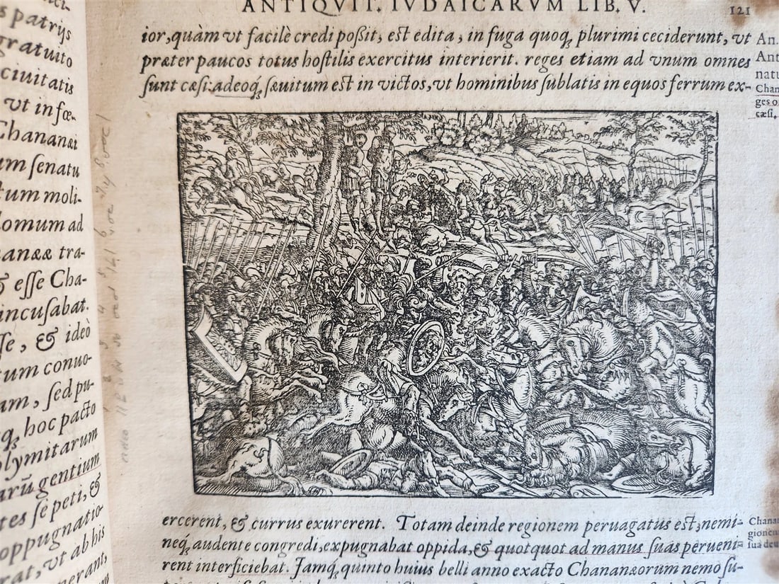 1580 FLAVIUS JOSEPHUS WORKS ILLUSTRATED by JOST AMMAN antique FOLIO Judaica - 7