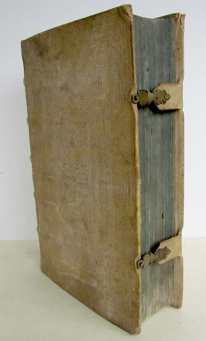 1749 THESAURUS SACRORUM RITUUM by D.BARTHOLOMAEO GAVANTO PIGSKIN FOLIO antique - 5