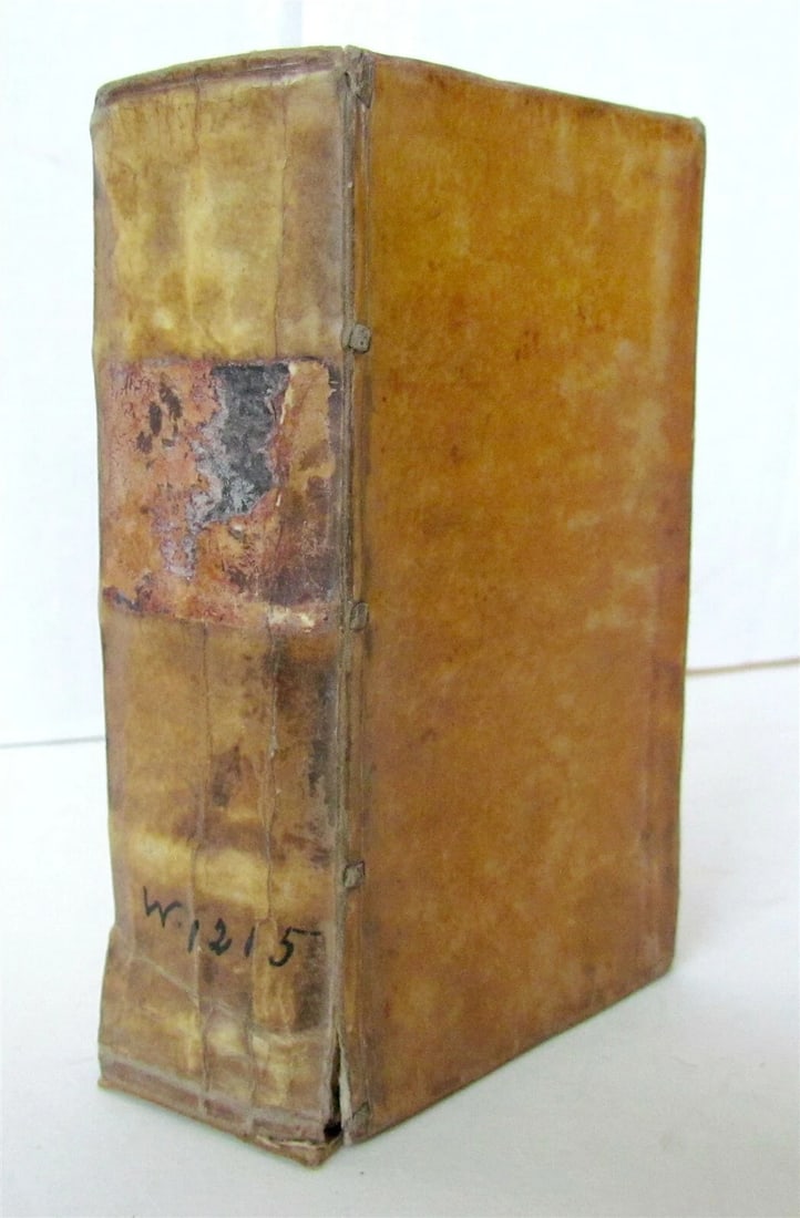 1657 ELZEVIR PRESS ORATIONUM by DANIELIS HEINSIUS antique VELLUM BOUND: Heinsius, Danielis. ORATIONUM (edition of speeches) Ed. N. Heinsius. Amsterdam, Ex Officina Elzeviriana (L. and D. Elzevier), 1657, (20),576,(1)p., woodcut printer's mark, original overlapping vellum 