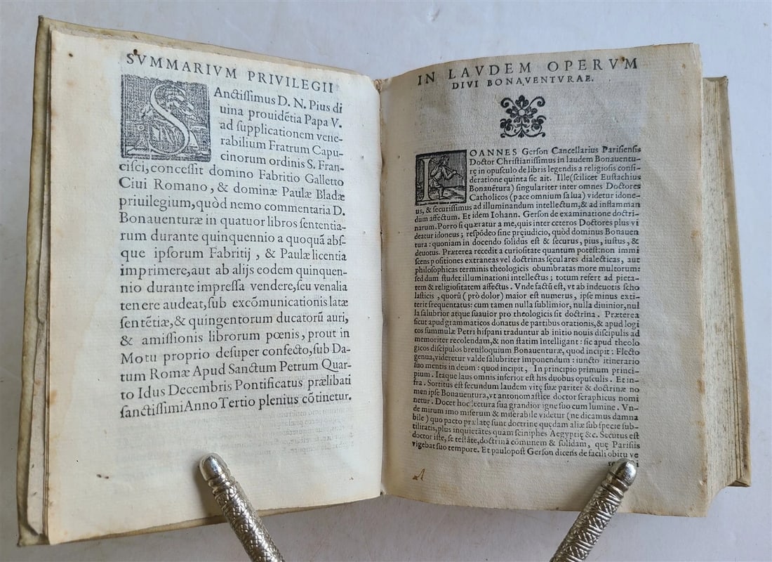 1569 Bonaventura Scriptum sententiarum Petri Lombardi antique VELLUM 16 CENTURY - 4