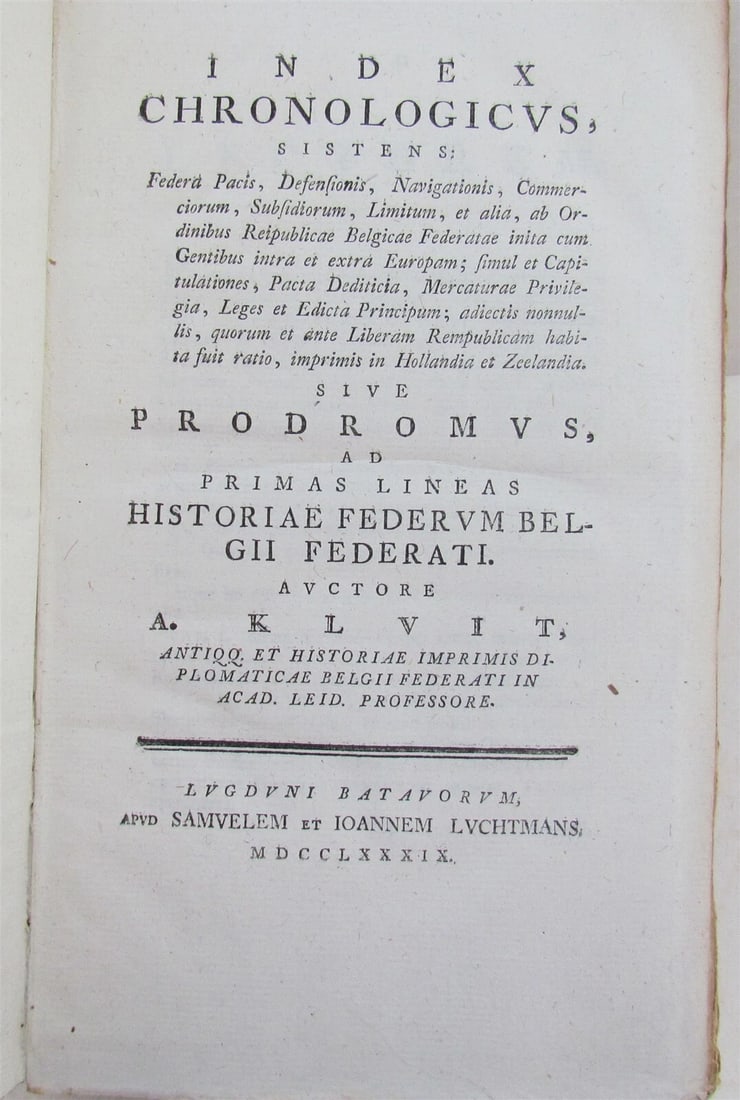 1780-91 4 volumes NETHERLANDS LAW HISTORY antique - 4