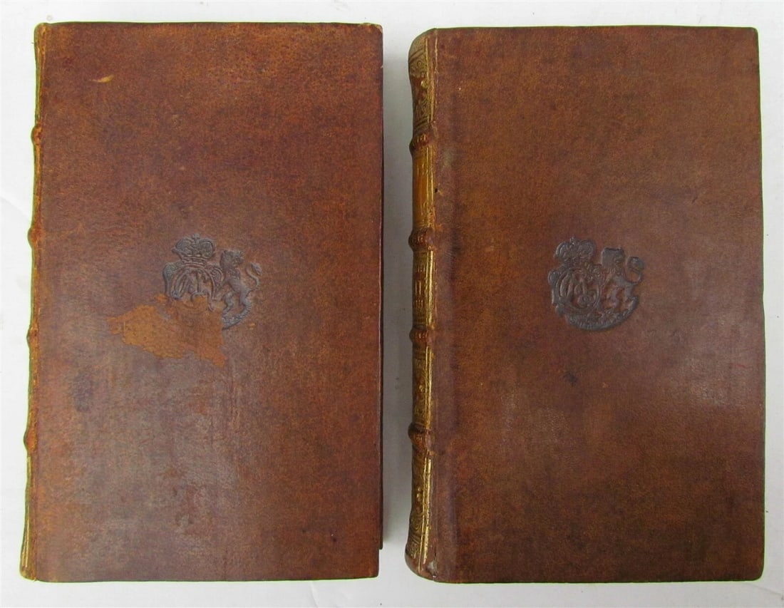 1731 2 volumes SCIENCE in FRENCH by Bernard Fontenelle antique - 3