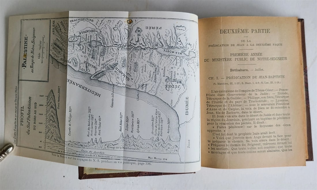 1904 BIBLE GOSPEL antique ILLUSTRATED MAPS LE SAINT EVANGILE ACTES DES APOTRES - 5
