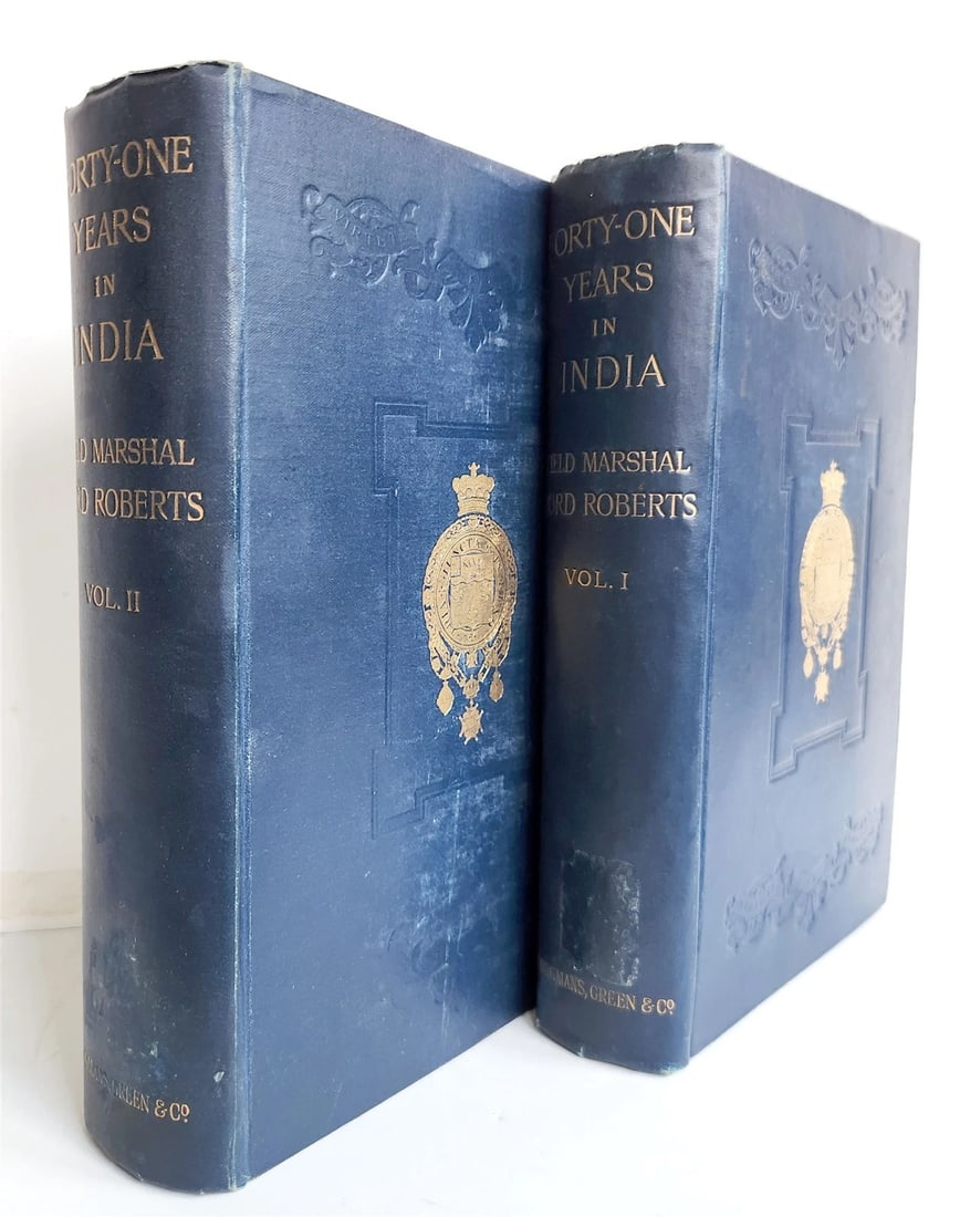 1897 FORTY-ONE YEARS in INDIA by LORD ROBERTS of KANDAHAR 2 volumes ILLUSTRATED - 5