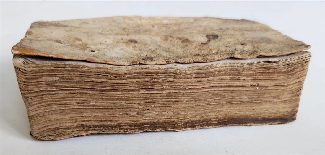 1590 HISTORY of WORLD'S RELIGIONS antique 16th CENTURY VELLUM BOUND - 4