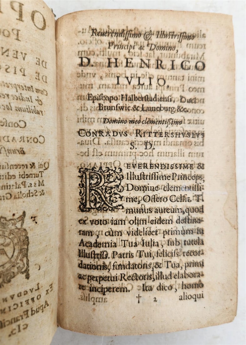 1597 POETRY on FISHING & HUNTING by OPPIAN antique VELLUM BOUND 16th CENTURY - 5
