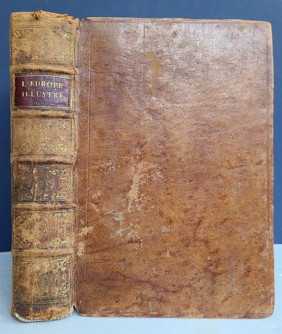 1755 EUROPE ILLUSTARTED w/ 105 ENGRAVINGS antique L'Europe illustre Vol. II - 3