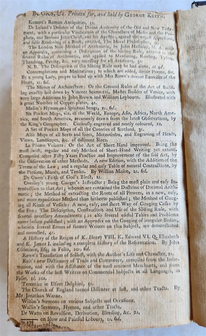 1757 CABINET COUNCIL or SECRET HISTORY of LEWIS XIV antique in ENGLISH - 5