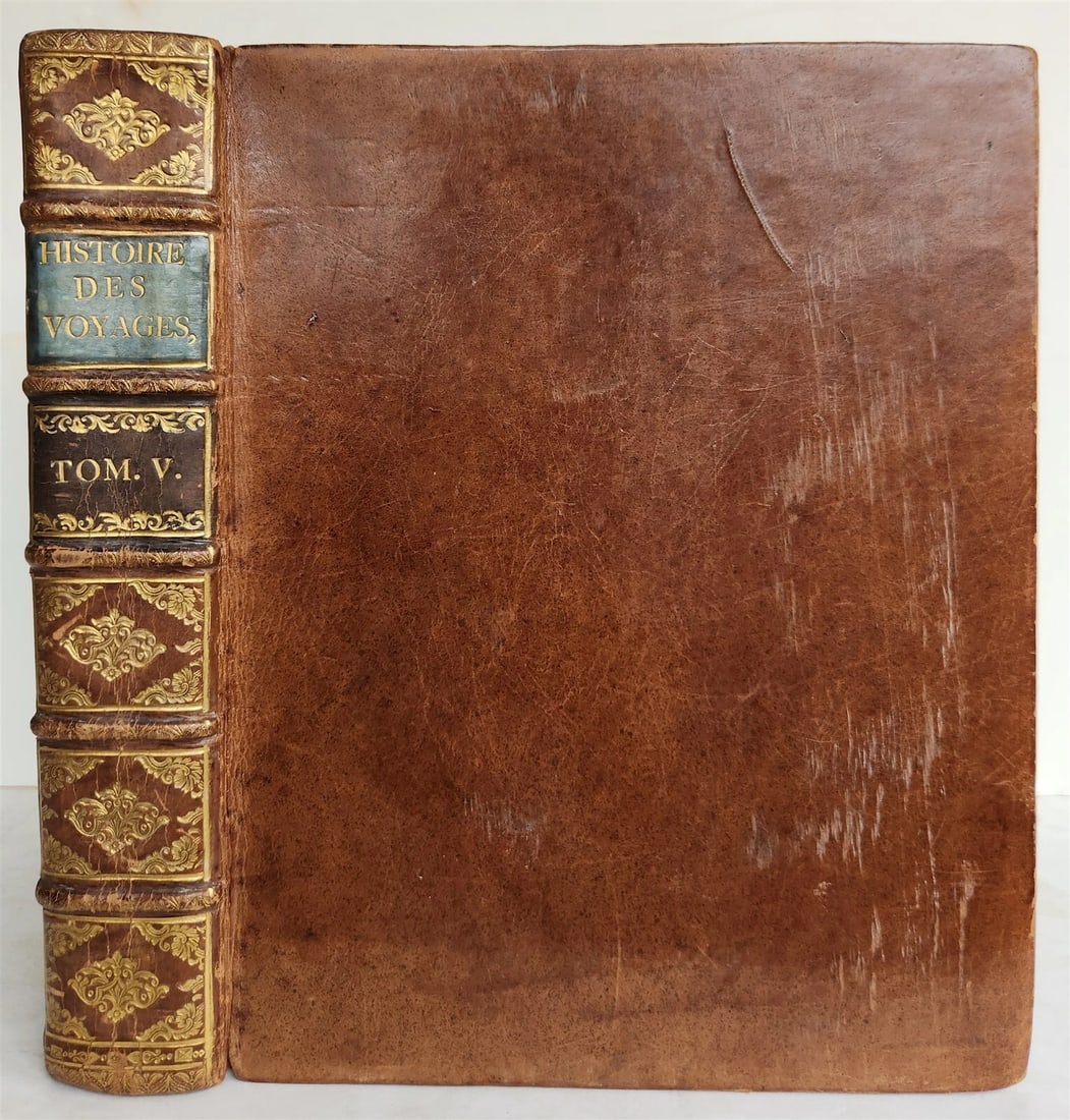 1748 TRAVELS TO AFRICA antique ILLUSTRATED Histoire generale des voyages vol. 5 - 3
