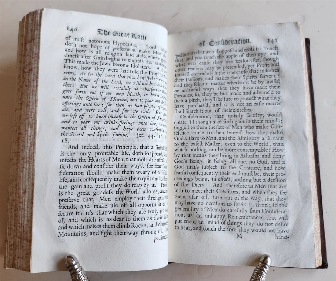 1694 GREAT LAW of CONSIDERATION antique in ENGLISH - 5