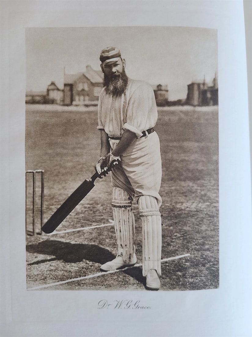 BRITISH SPORTS & SPORTSMEN antique CRICKET & FOOTBALL ILLUSTRATED MASSIVE FOLIO - 5