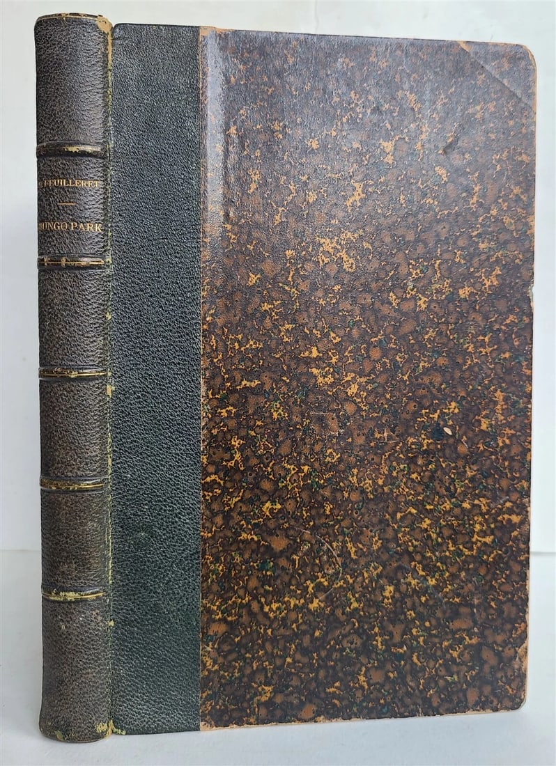 1880 MUNGO PARK HIS THE LIFE & TRAVELS in FRENCH antique AFRICA ILLUSTRATED - 4