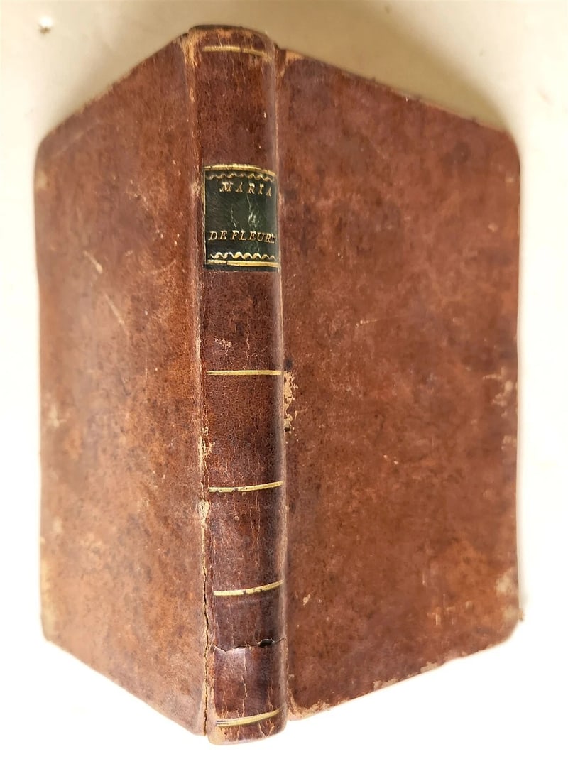1803 DIVINE POEMS & ESSAYS by MARIA DE FLEURY antique AMERICANA female author - 3