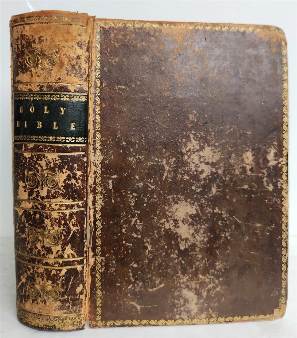 1638 BIBLE in ENGLISH OLD & NEW TESTAMENT by ROBERT BARKER antique w/PSALMS - 7