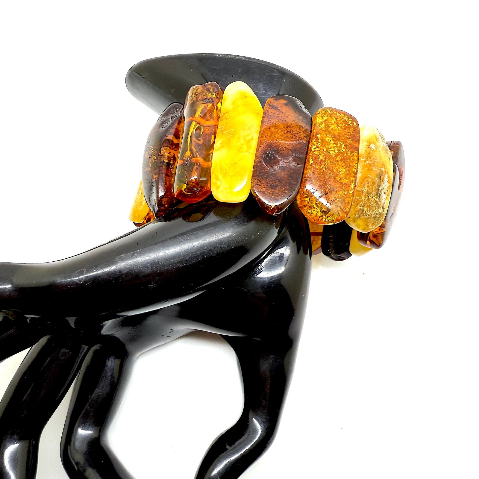 Phenomenal Amber Cuff Bracelet - 3