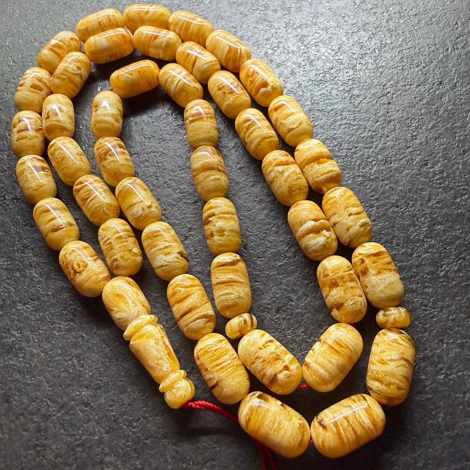 Amazing Amber Tesbih made from Round Amber beads - 2