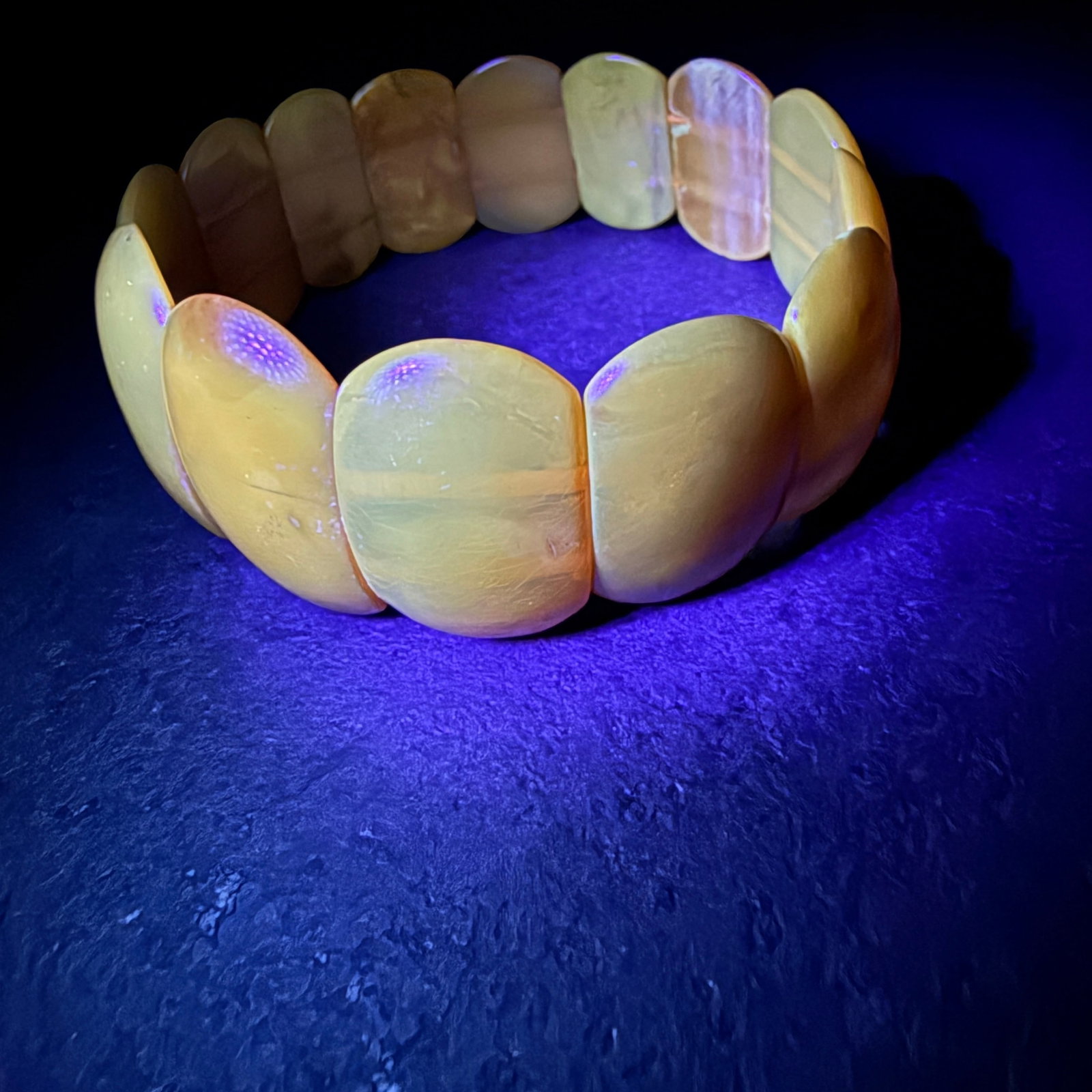 Amazing Vintage Amber Cuff Bracelet - 10