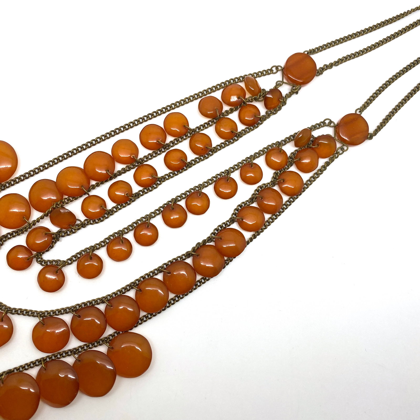 Astonishing Vintage Amber Necklace made from Round Amber beads - 4