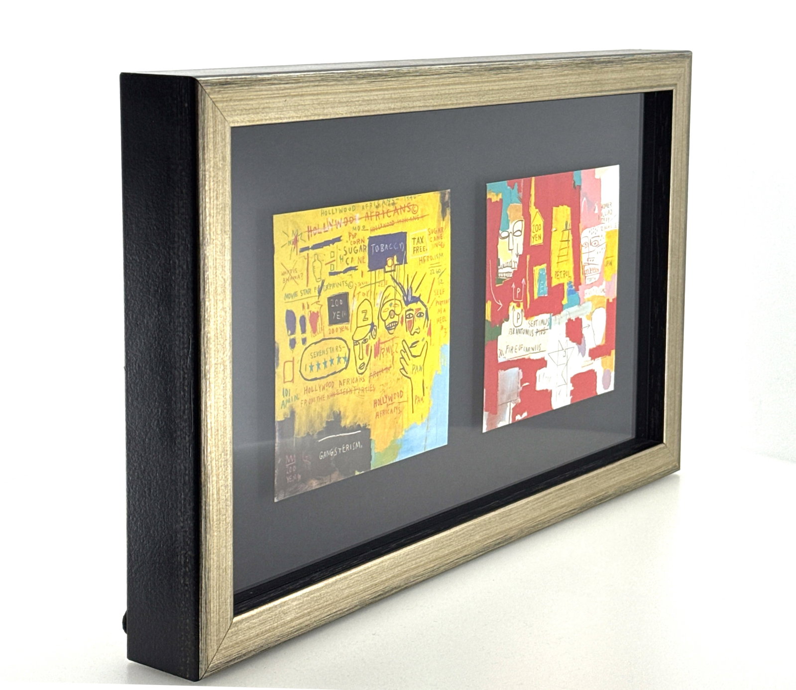Jean-Michel Basquiat - Hollywood Africans and Dos Cabezas 2 - Offset Lithograph 8.75" x 14.25" - 3