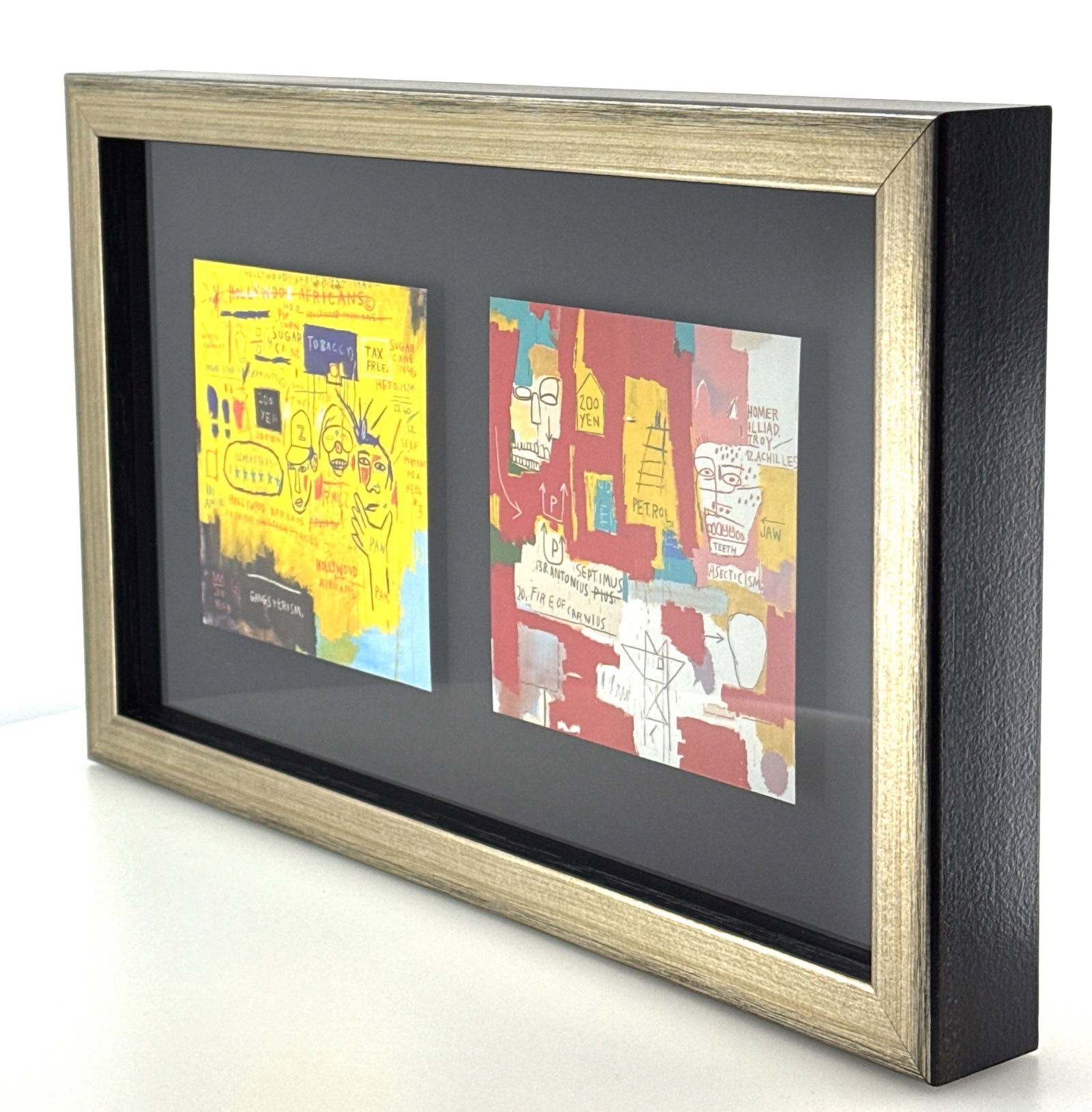 Jean-Michel Basquiat - Hollywood Africans and Dos Cabezas 2 - Offset Lithograph 8.75" x 14.25" - 4