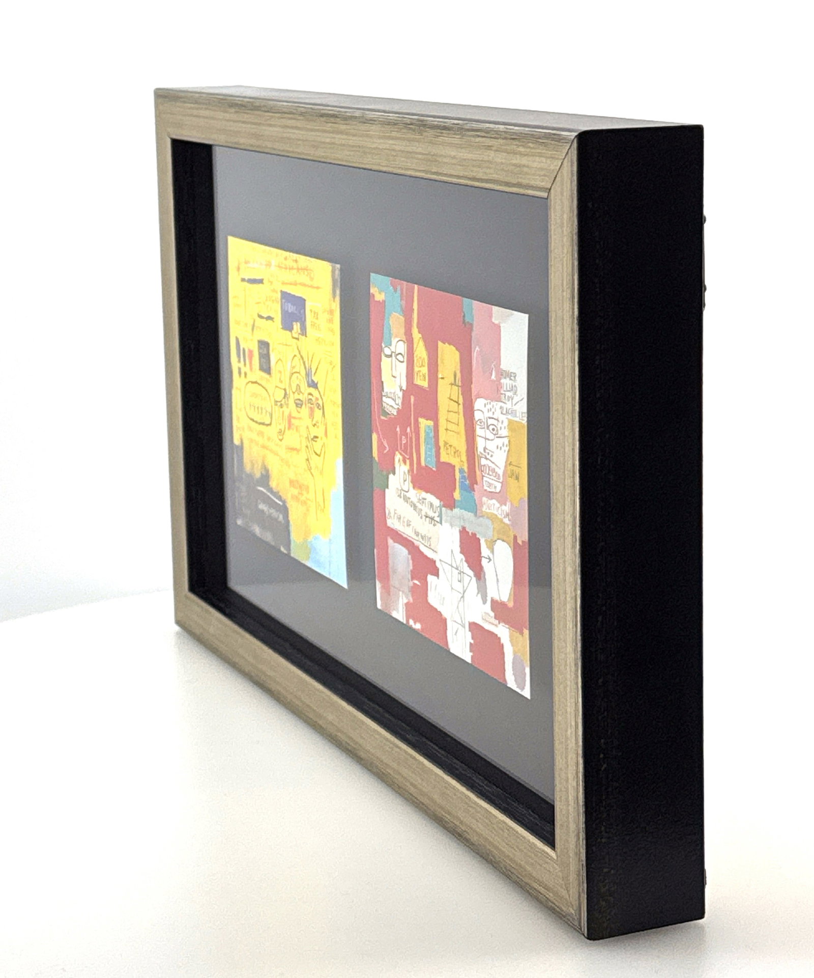 Jean-Michel Basquiat - Hollywood Africans and Dos Cabezas 2 - Offset Lithograph 8.75" x 14.25" - 5