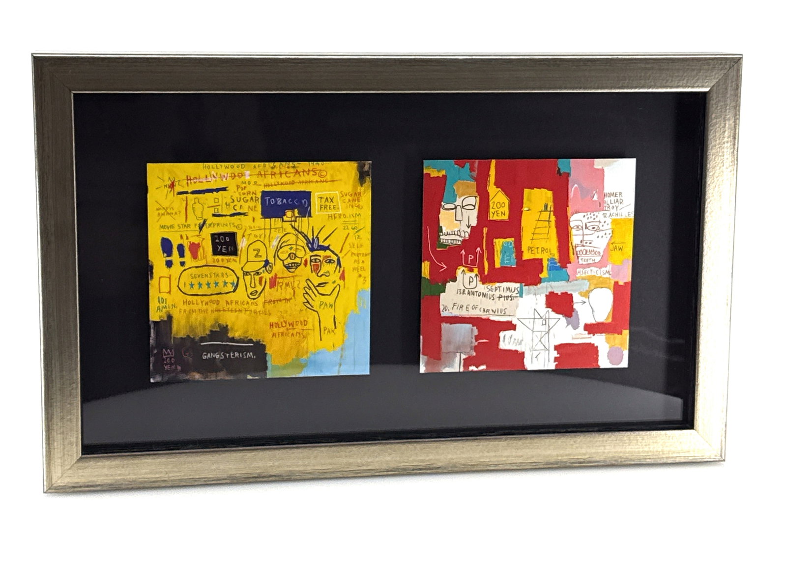 Jean-Michel Basquiat - Hollywood Africans and Dos Cabezas 2 - Offset Lithograph 8.75" x 14.25" - 7