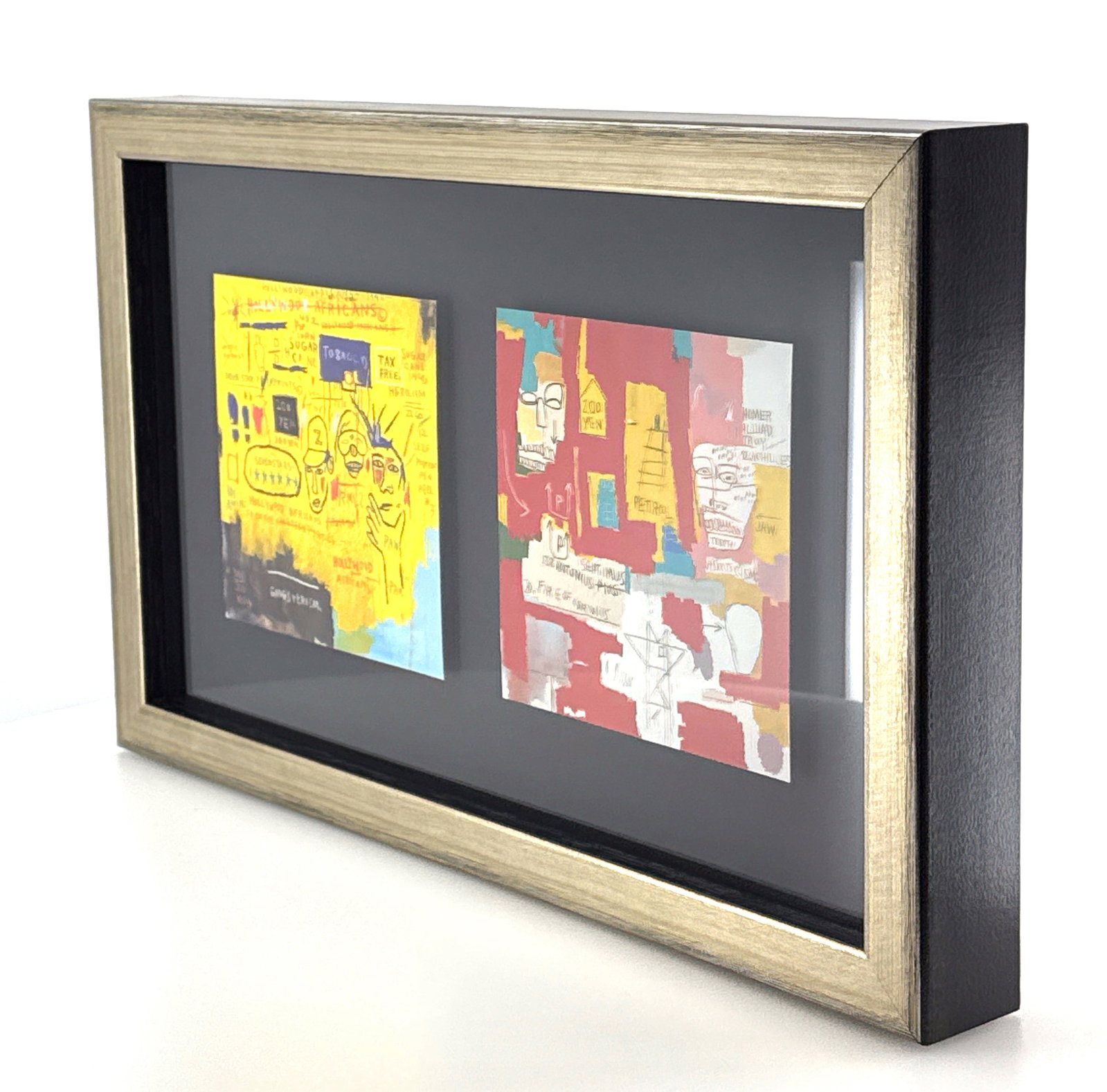 Jean-Michel Basquiat - Hollywood Africans and Dos Cabezas 2 - Offset Lithograph 8.75" x 14.25" - 8