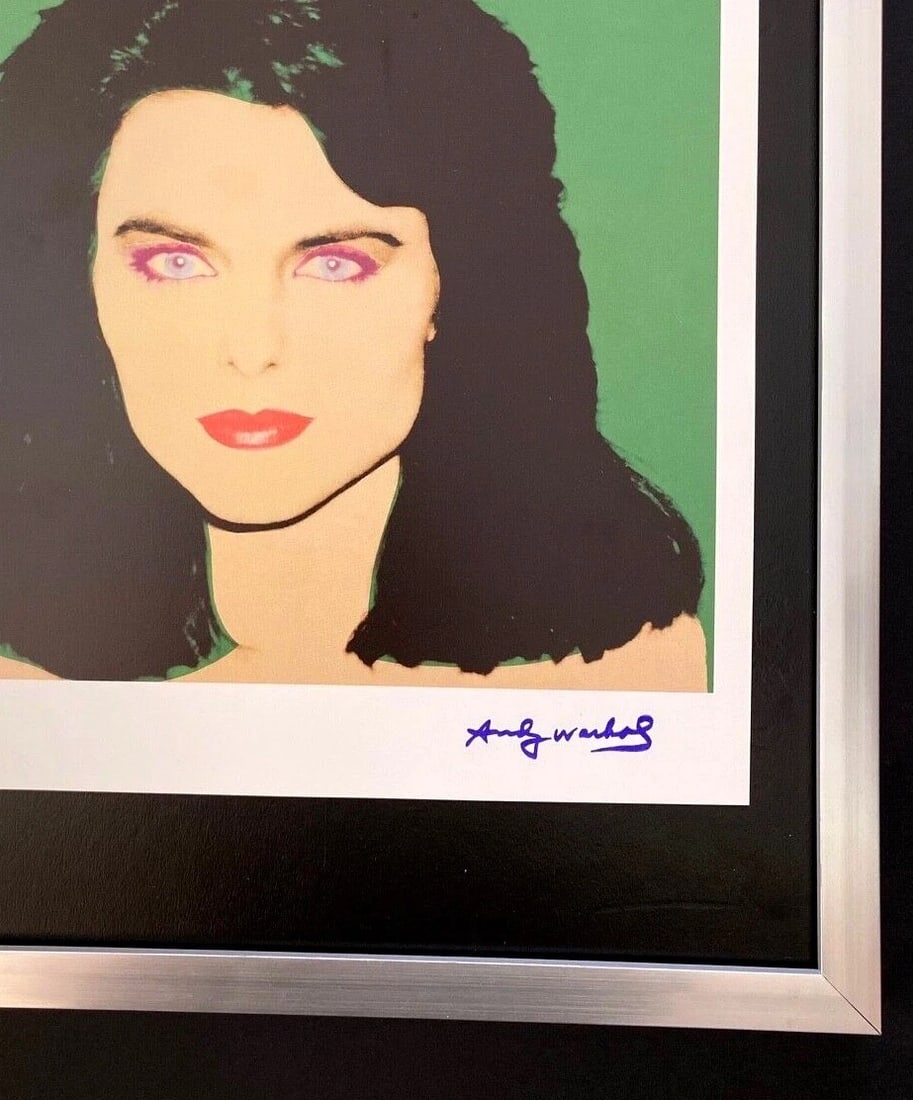 Andy Warhol | Vintage 1984 Maria Shriver Print Signed | Mounted and Framed - 3