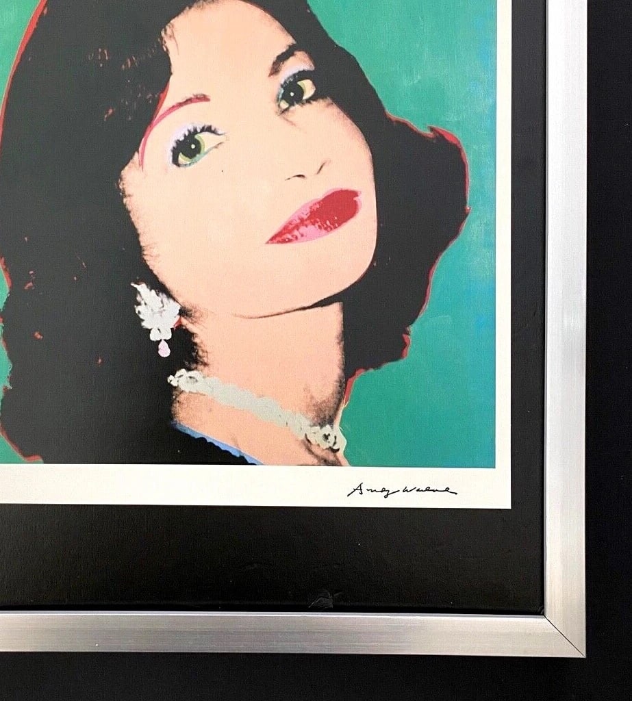 ANDY WARHOL PRINCESS OF IRAN Signed 1984 Print Framed Ready to Hang - 3