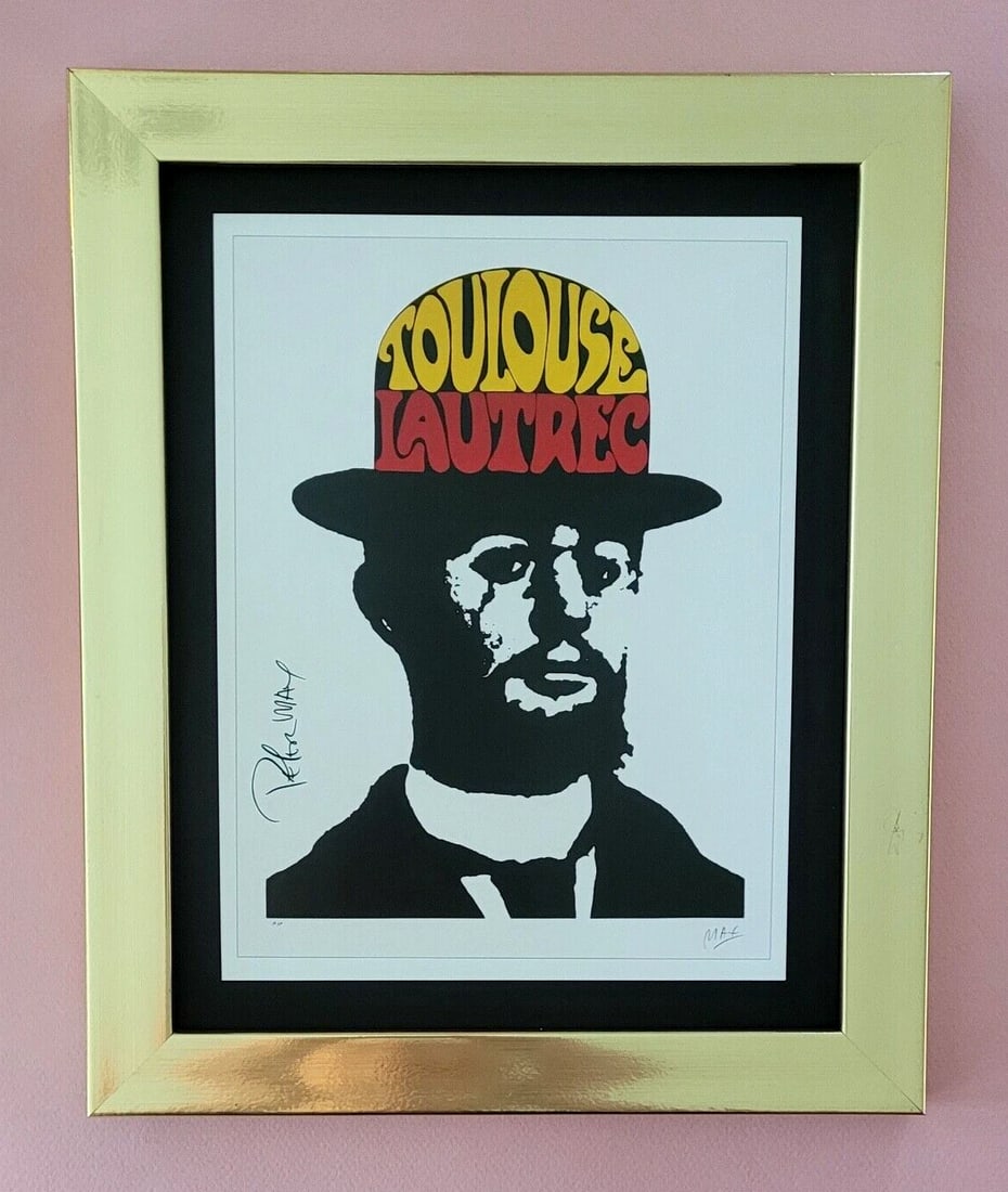 Peter Max | Vintage Print Signed | Mounted in a New 10x8in Frame Ready to Hang (1 of 2)