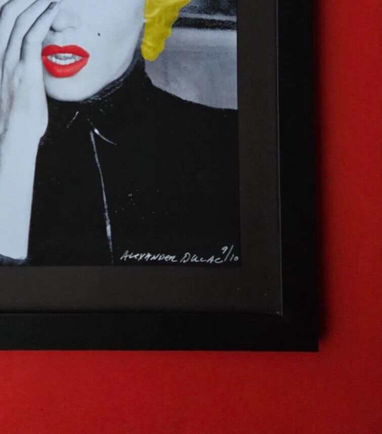 ALEXANDER DULAC | MARILYN MONROE Hand Signed Authentic Print Ed of 10 COA+ - 3