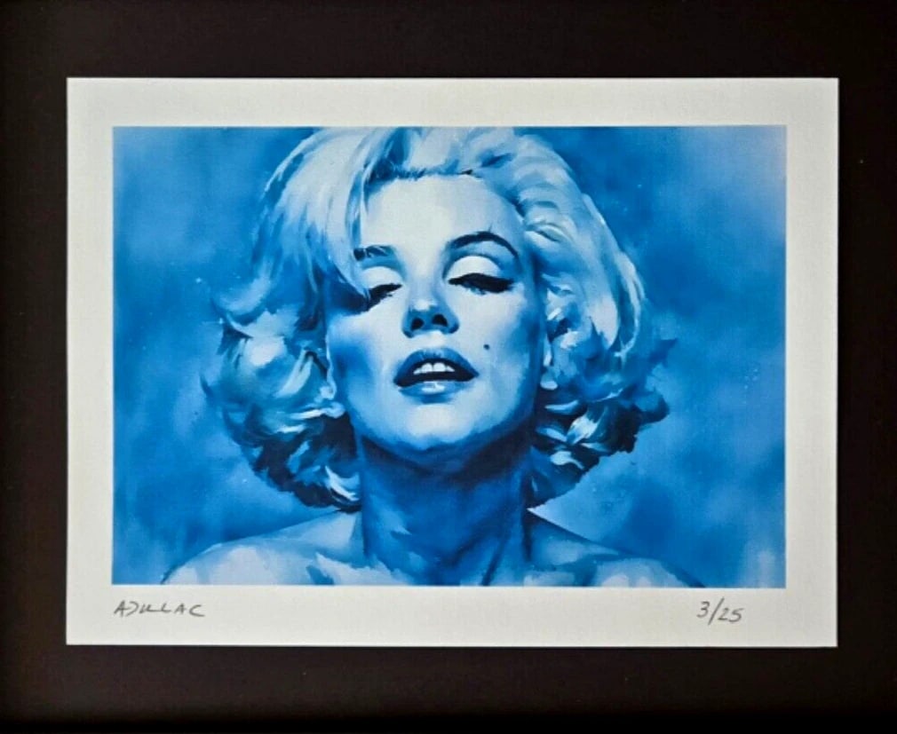 ALEXANDER DULAC | MARILYN MONROE Hand Signed Authentic Print Edition of 25 COA - 3