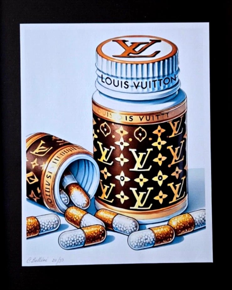 Chiara Bellini Louis Comfort Pills Original Hand Signed Print COA - 3
