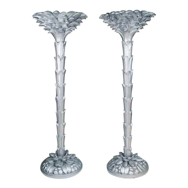 1930sFrench Torch√®re Floor Lamps in the Manner of Serge Roche - a Pair: Title: 1930sFrench Torch√®re Floor Lamps in the Manner of Serge Roche - a Pair Description: Stunning pair of original French Art Deco torch√®re floor lamps in the manner of Serge