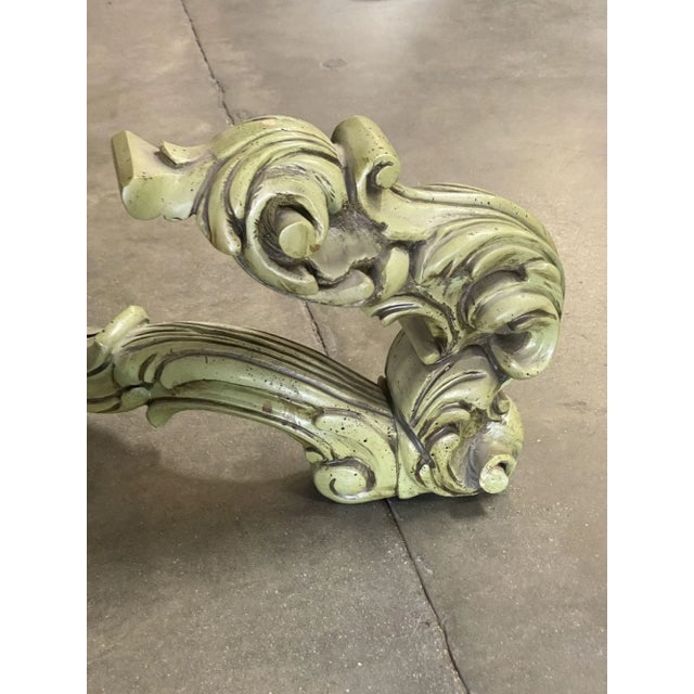 Hollywood Regency Damask Oversized Coffee Table by Thomasville - 4