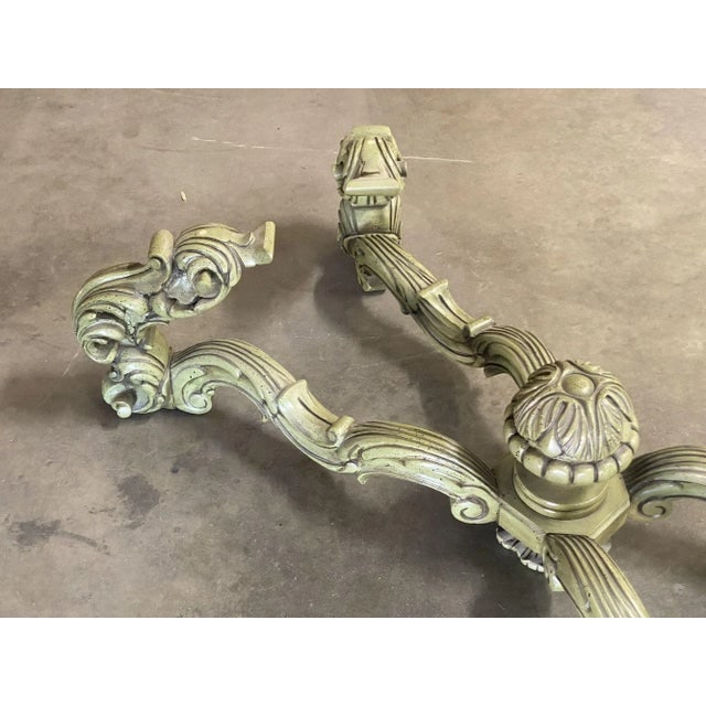Hollywood Regency Damask Oversized Coffee Table by Thomasville - 6