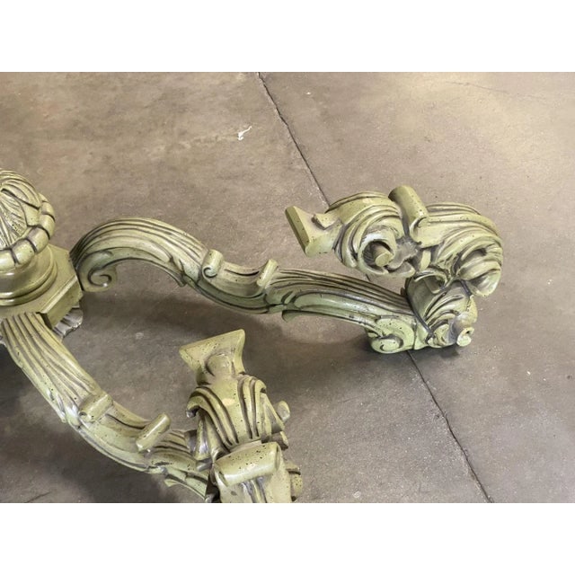 Hollywood Regency Damask Oversized Coffee Table by Thomasville - 7